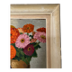 Oil on canvas flowers