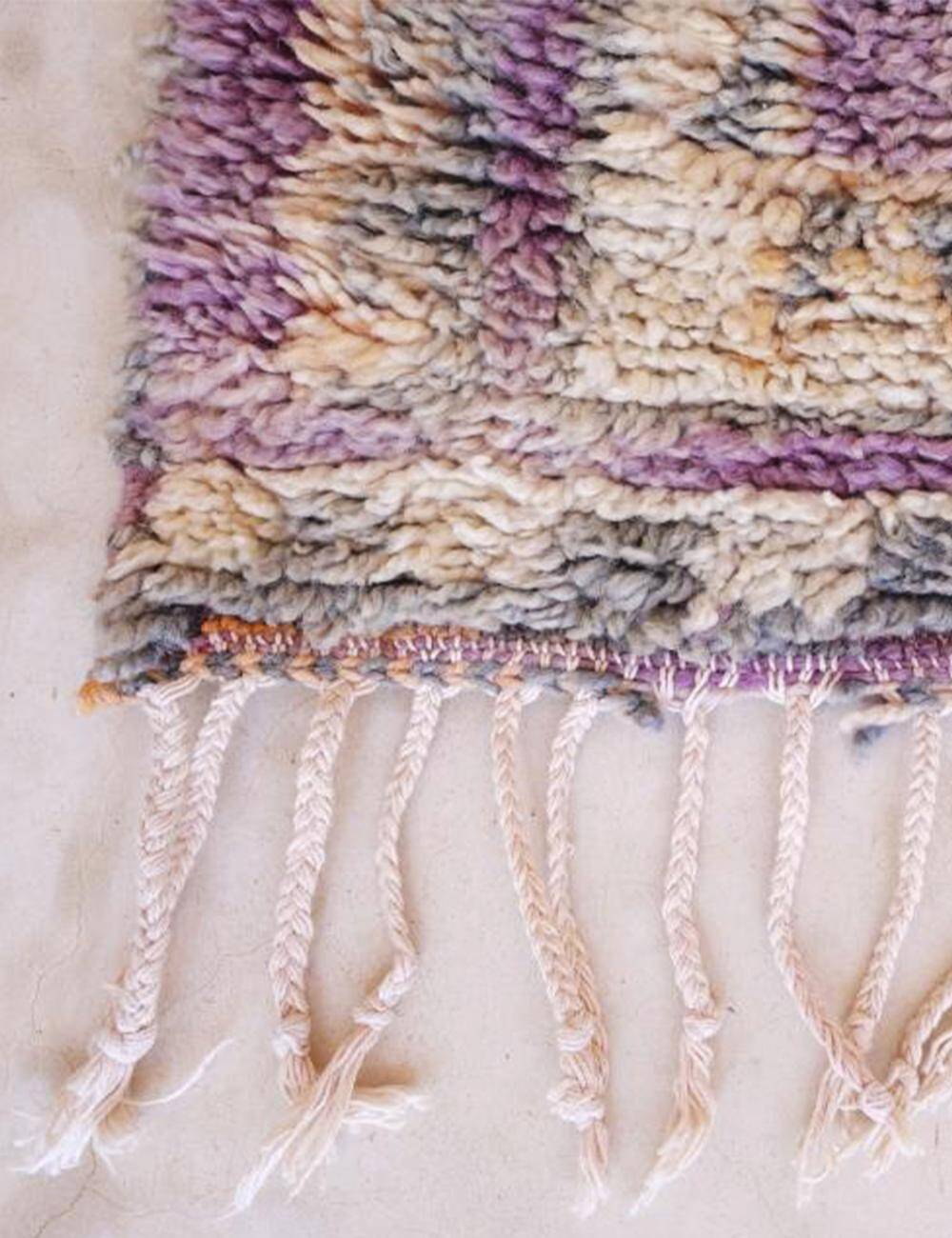 Lila Vintage Berber Rug - 333 x 203 cm