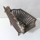 vintage cast iron log holder