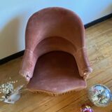 Vintage toad armchair Henriette