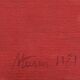 Abstract painting signed, 1980s