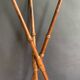 Napoleon III tripod plant stand in bamboo-style wood
