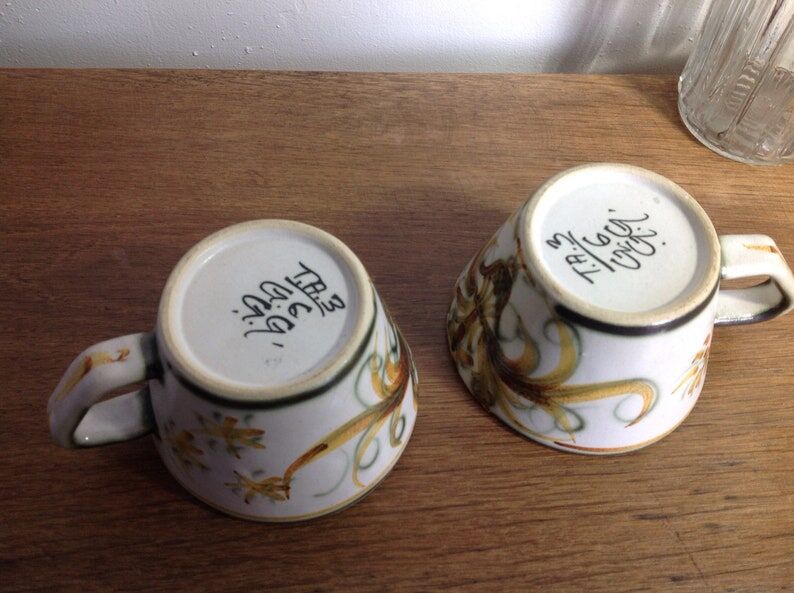 Set of 2 ceramic cups Keraluc Quimper