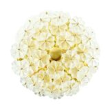 XL Mid-Century Floral Murano Glass Ceiling Light from Ernst Palme, 1970s