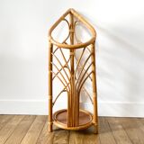 Rattan umbrella holder