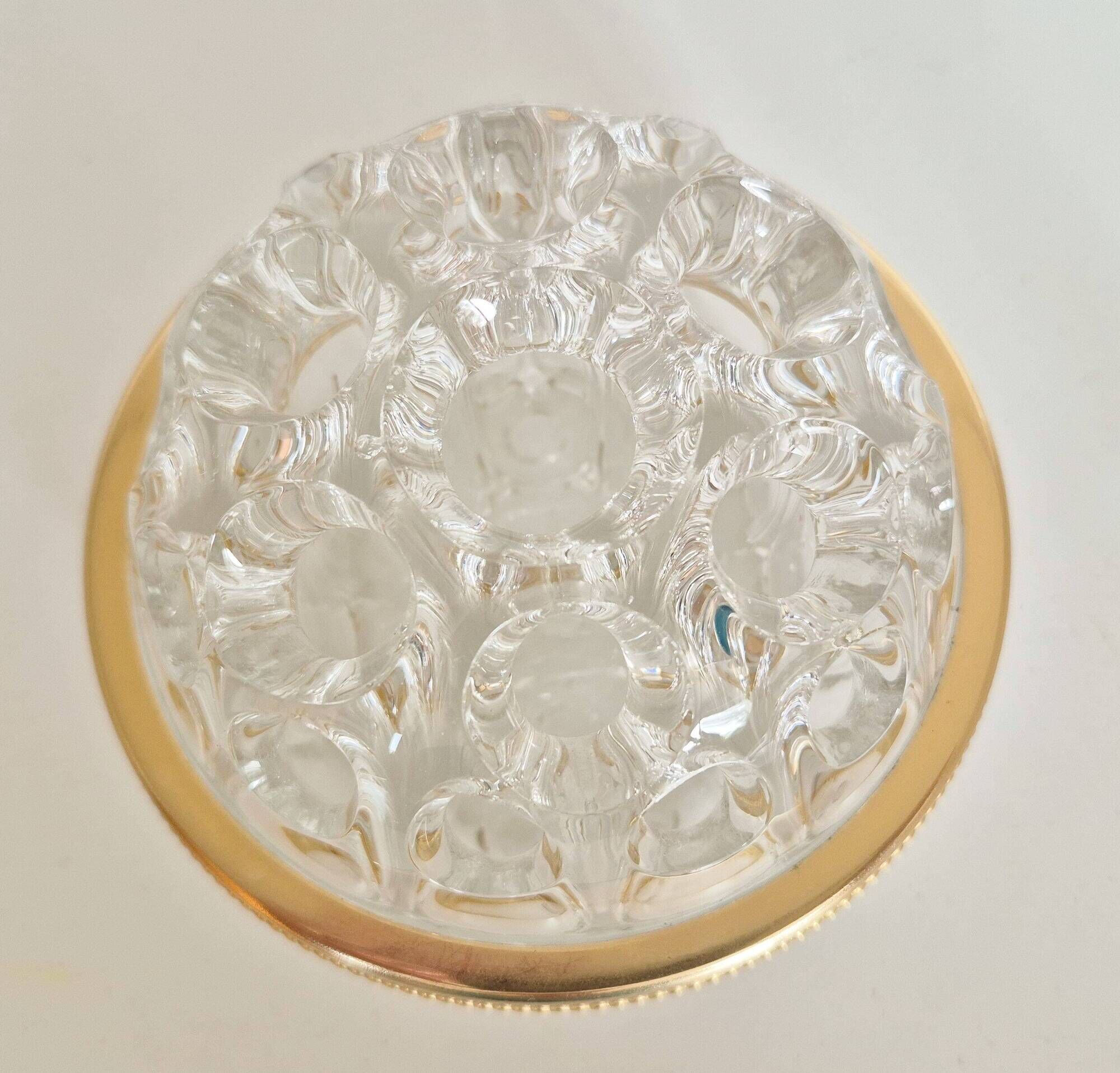 Glass flower holder