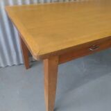 Solid oak farm table
