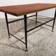 Coffee table steel and brass 1950