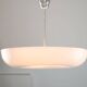 Space Age Italian Plexiglass and Brass Chandelier, 1970s