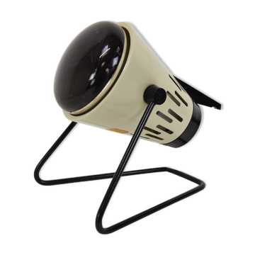 Mid-century infra table lamp,r ed light, circa 1980's
