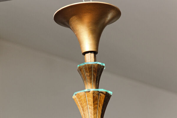 Lutre années 50 style art déco Ezan
