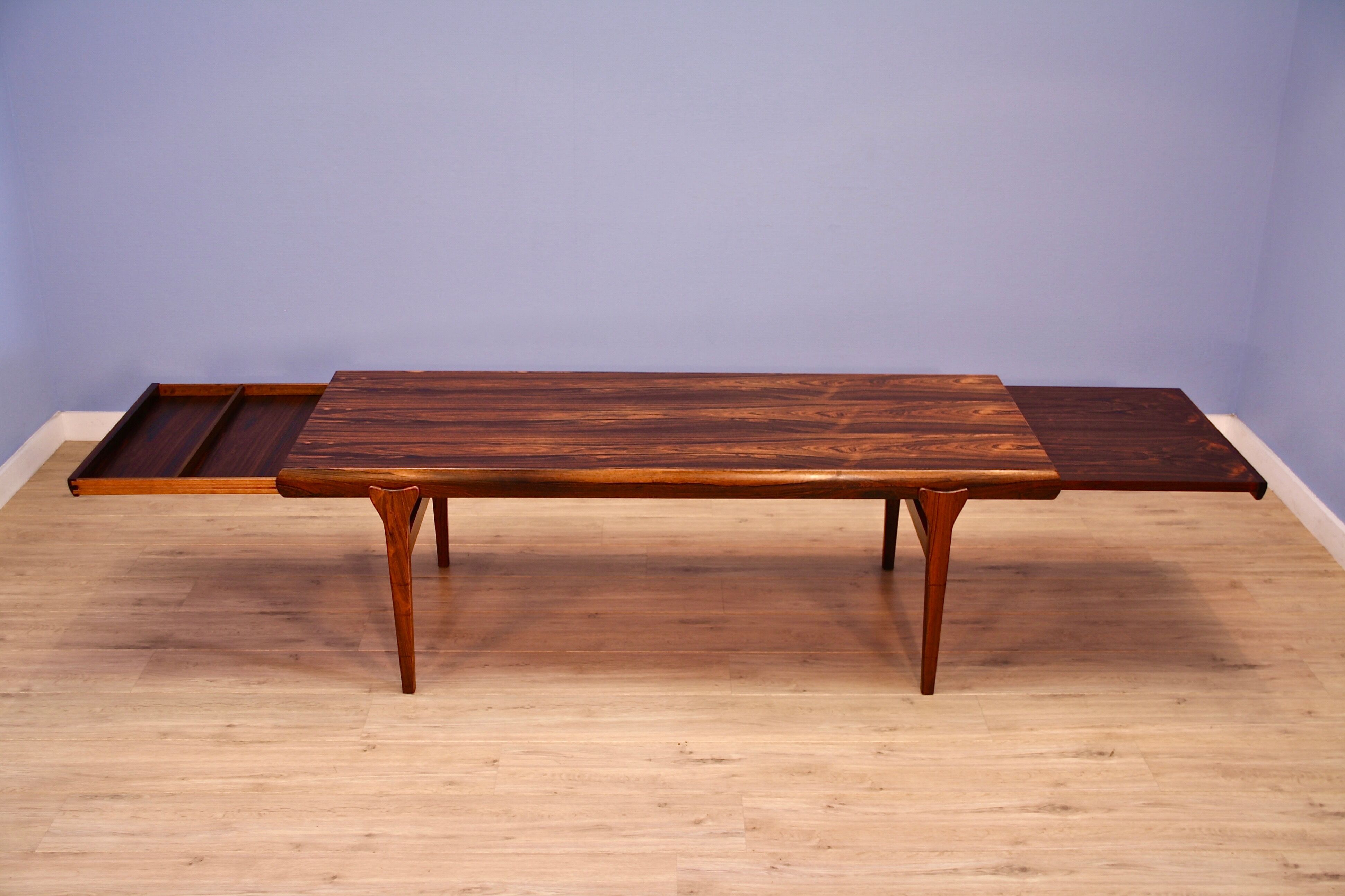 Danish coffee table in rosewood by Johannes Andersen for Uldum Møbelfabrik, 1960s