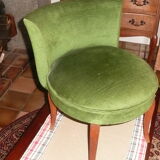 Stool with backsplash
