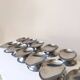 12 stainless steel chrome cups