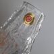 Ingrid glass ice block vase, 70s