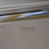 Large Jean Couzon stainless steel serving tray