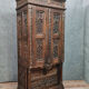 Gothic Renaissance style cabinet with solid oak putto around 1850