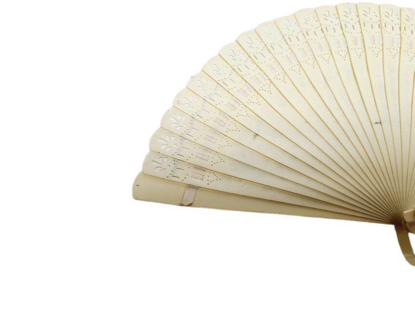 Art Nouveau Polish celluloid fan, 1930s