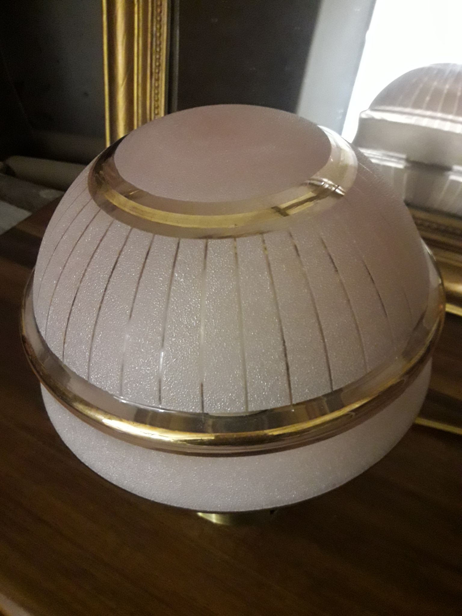 Lampe boule art deco