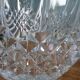 Pineapple-shaped glass bottle cooler with facets