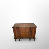 Italian art deco walnut chest of drawers, 1940s.