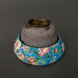 Pyrogen in Longwy XXth enamels with scraper