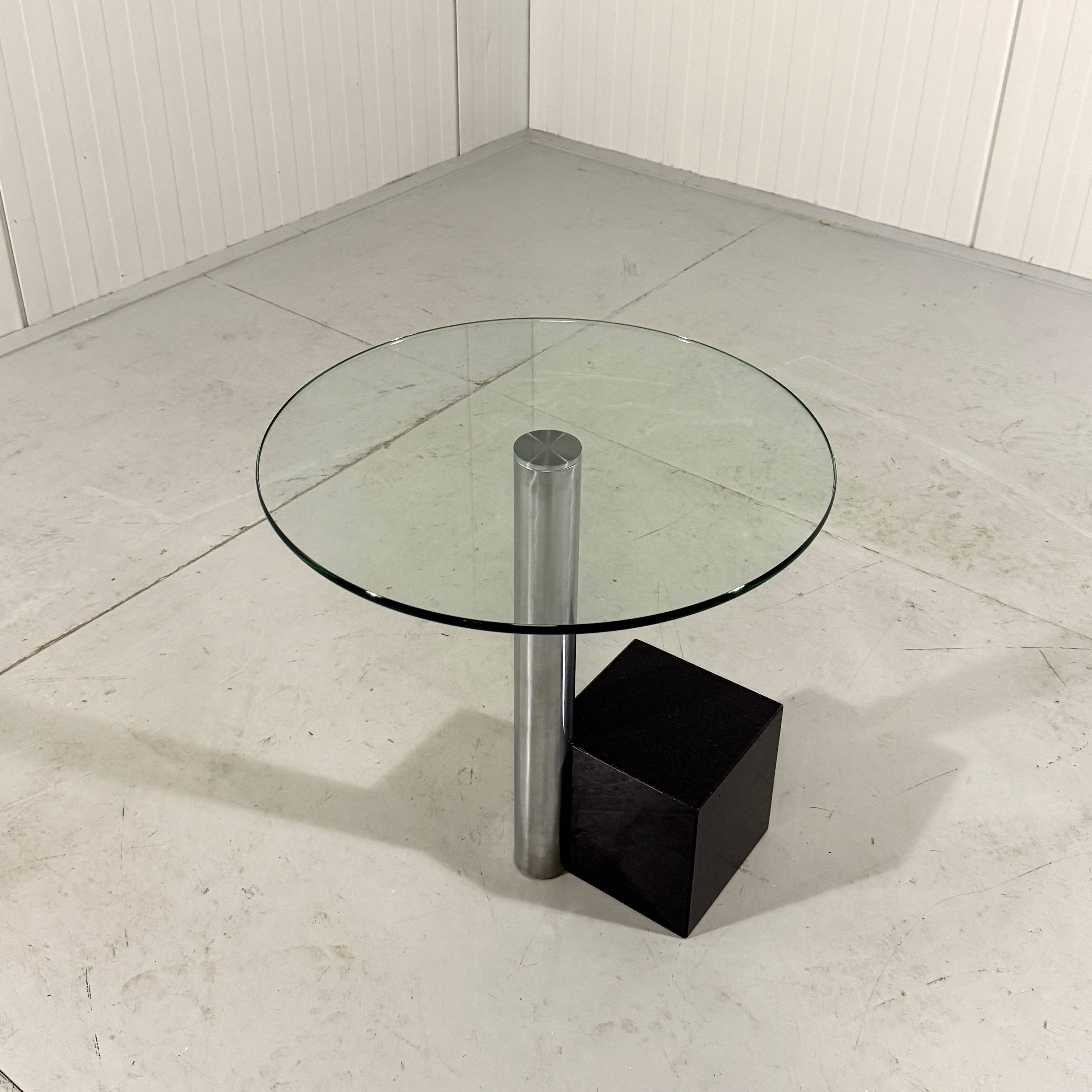 Hank Kwint side table HK-2 Metaform Netherlands 1980’s