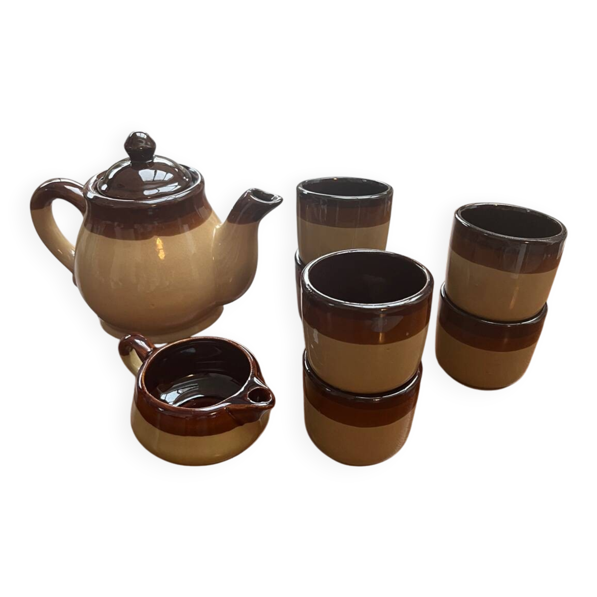 Stoneware tea/coffee set