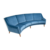 Curved Italian sofa 1950