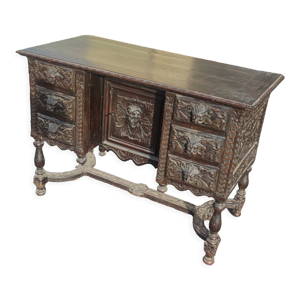bureau mazarin en noyer