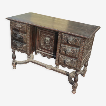 Mazarin desk in walnut nineteenth century
