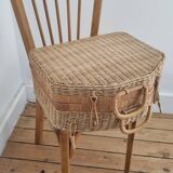 Vintage wicker basket