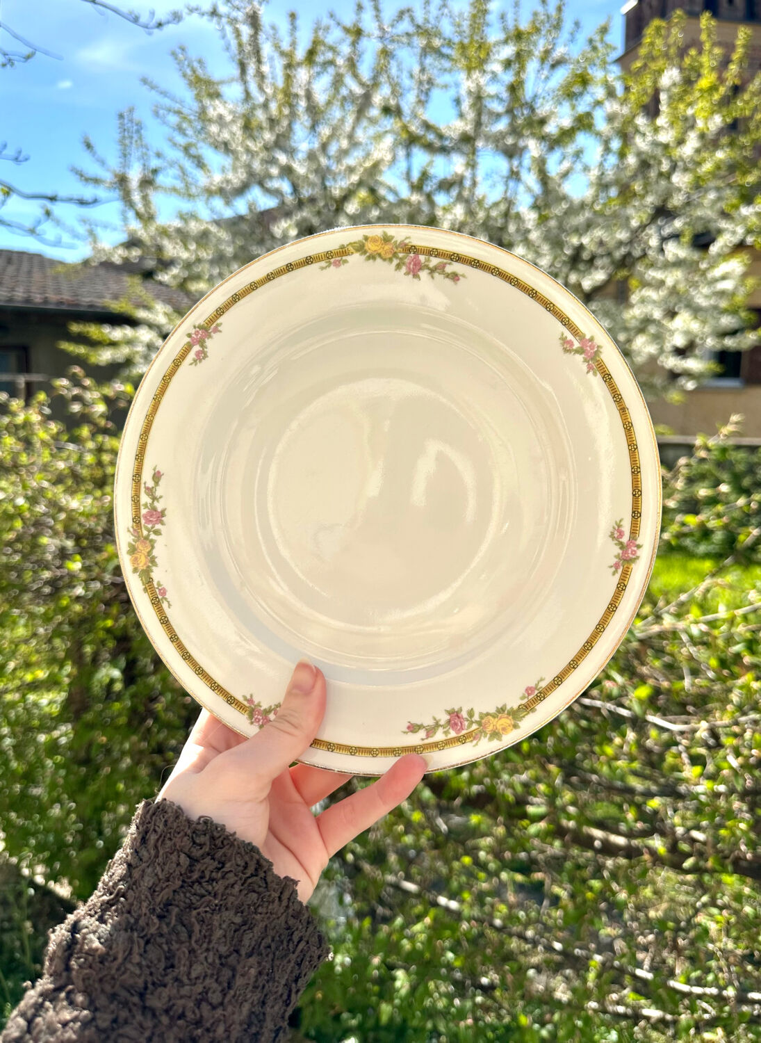 5 assiettes à dessert en porcelaine de Limoges - Raynaud & Co