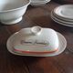 Very rare complete table service of 40 pieces – "Bistrot" model by Jacques Lobjoy for Auteuil porcelain, circa 1970.