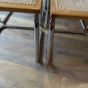 Lot de 6 chaises Cesca du milieu du siècle par Marcel Breuer