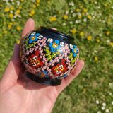 Ethnic pattern candle holder 🌸