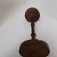 Wooden hat holder turned