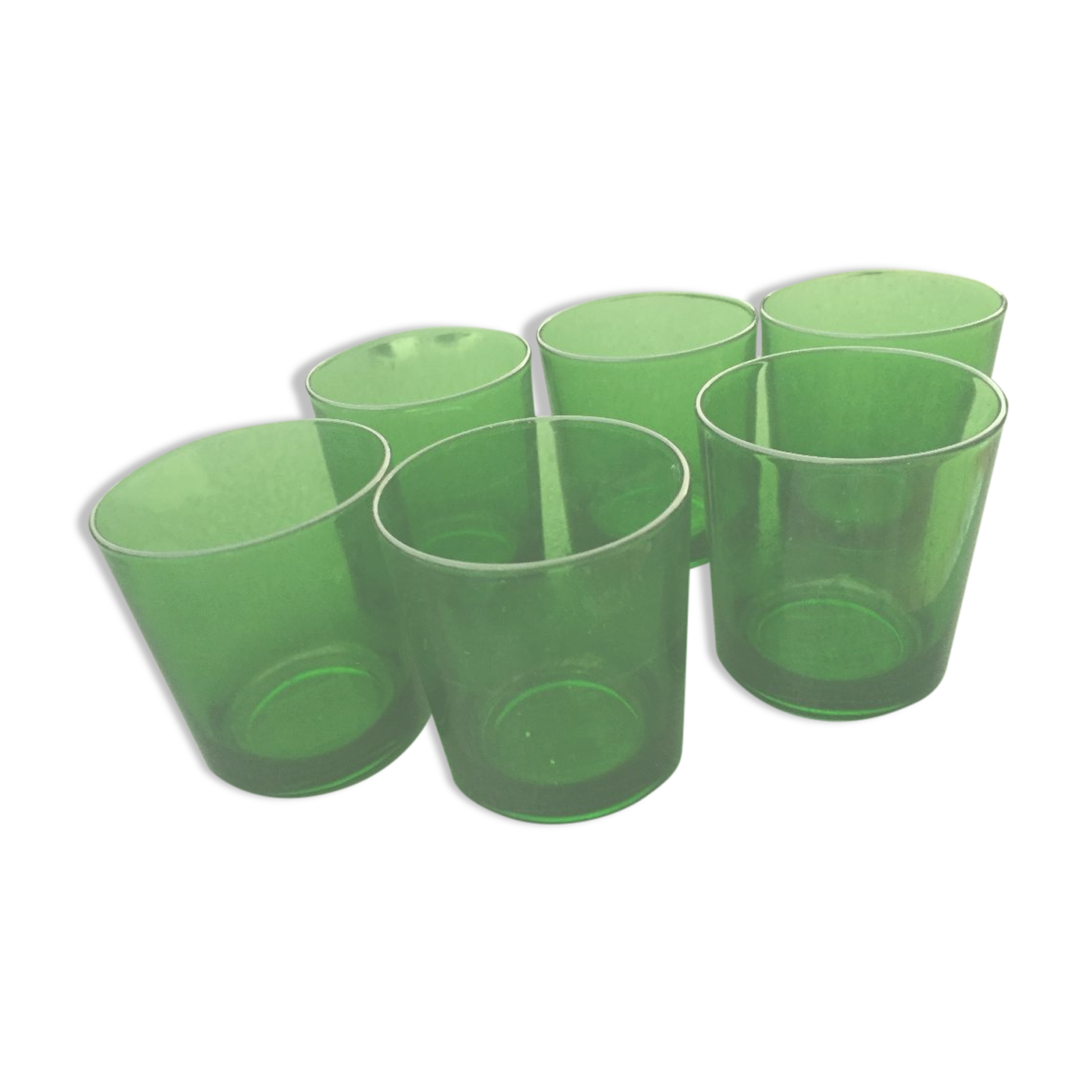 Lot de 6 verres vintage