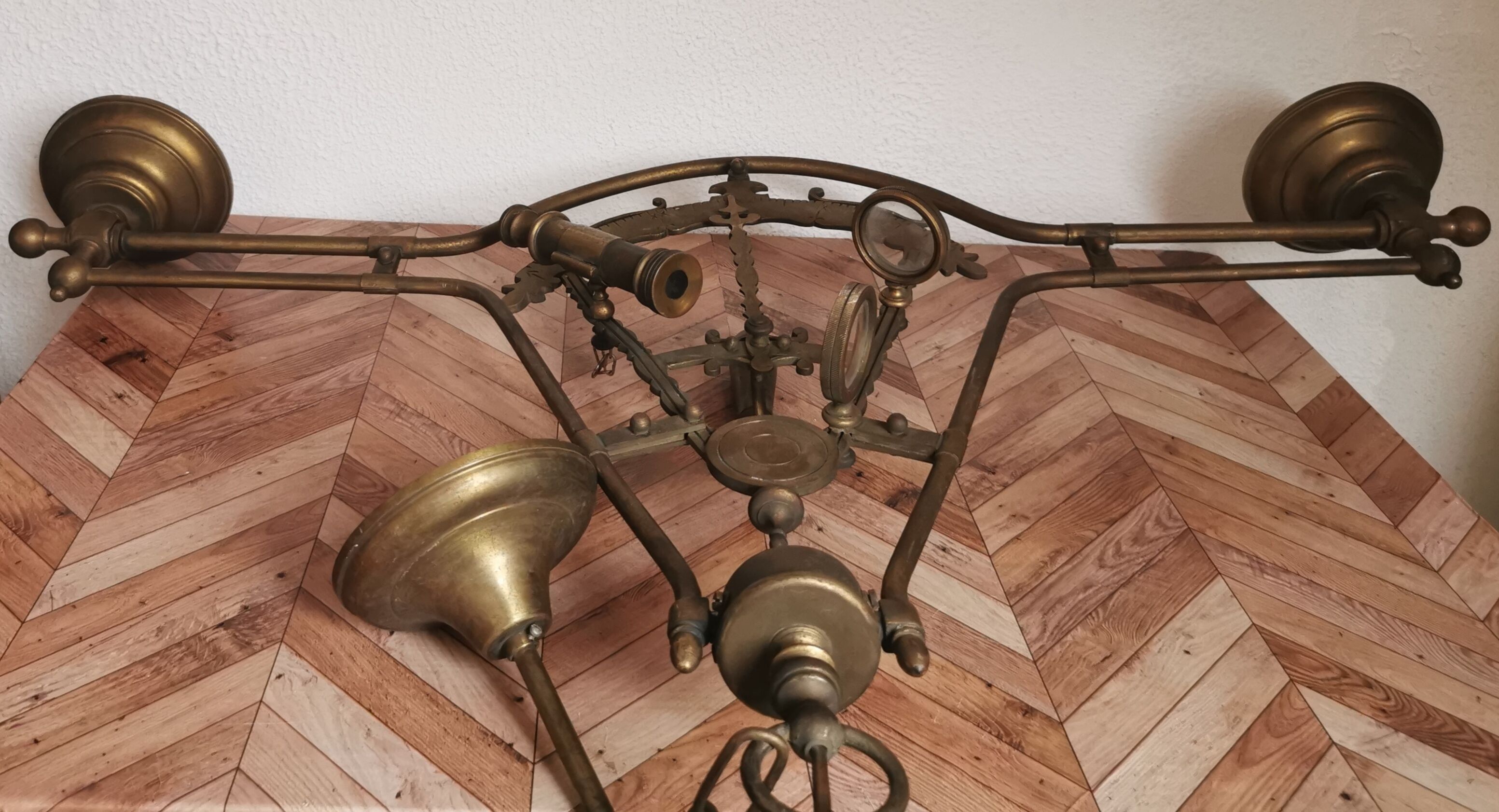 Brass billiard chandelier marine decoration