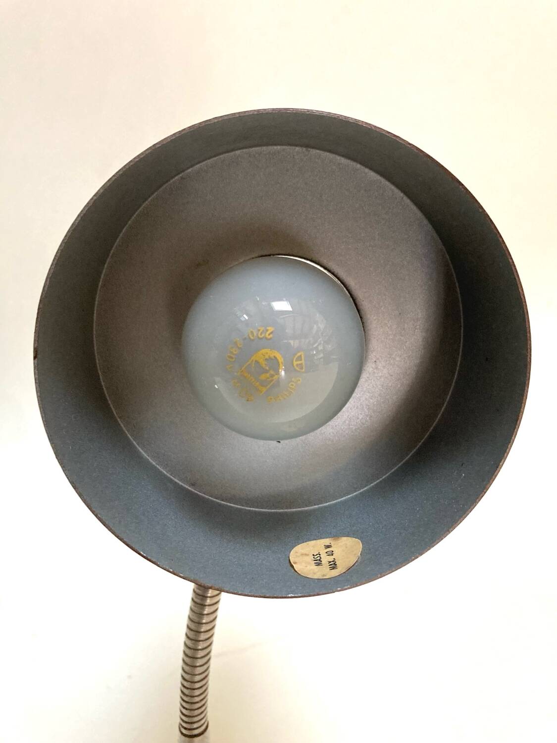 Brown vintage desk lamp