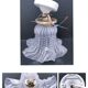 Porcelain and flower glass wall lamp early 20th century