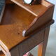 Vintage solid oak bedside