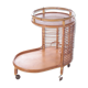 Vintage bamboo bar trolley original french from the 1960s