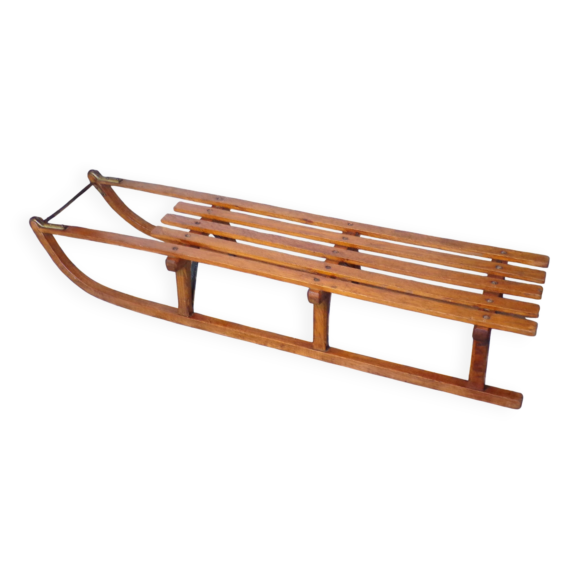 Old wooden sledge L= 123 cm