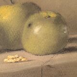 Still life with apples