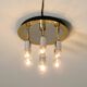 80s Post-Modern Ceiling Lamp by Schmidt Leuchtenfabrik, in brass and chrome