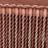 Vintage pink upholstered toad chair