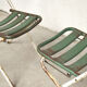 Pair folding Tolix T1 chairs