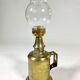 Pigeon L'Avenir style gasoline lamp in brass fully restored