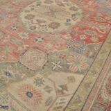 Oushak Handknotted Vintage Rug sku 1453